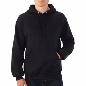 Sweat à capuche sur mesure de haute qualité en couleur noire confortable pull-over pour hommes Offre Spéciale sweats à capuche de sport en molleton à manches longues pour hommes - Product Image 1