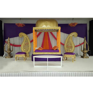 Mehndi เวทีแต่งงานแบบดั้งเดิมของนอร์เวย์,การตกแต่งเวที Mehndi มุสลิมสำหรับคืน Mehndi แบบเอเชีย - Product Image 1