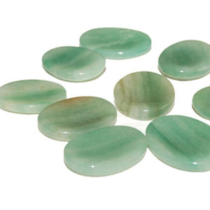 Pierre de palmier polie en aventurine verte naturelle, pierre de souci en cristal, gemmes de poche, décoration de la maison et cadeaux en cristal - Product Image 1