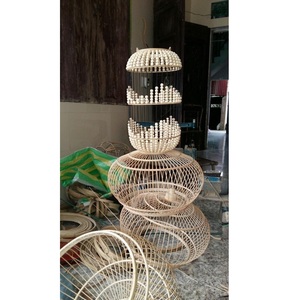 Lámpara de bambú de 80 lúmenes/w, eficiencia luminosa, Color blanco cálido, mimbre, mimbre, para exportación desde Vietnam - Product Image 1