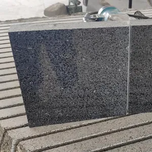 Azulejos de pedra granito preto premium, pavimentador de azulejos para piso de parede