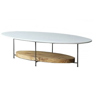 Table basse personnalisée au design moderne en cuir et en aluminium fabriquée par un fabricant professionnel - Product Image 6