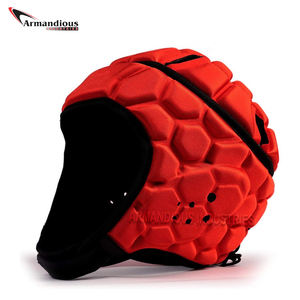 Casque de Football matelassé demi-visage et souple, casquette de sécurité pour l'entraînement, personnalisé, couvre-chef pour rugby - Product Image 5