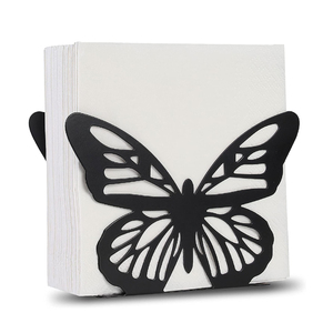 Noir Métal Fil Serviette Distributeur - Product Image 3