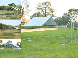 Gallinero Extra grande <span class=keywords><strong>de</strong></span> Metal, jaula para pollo, conejillo <span class=keywords><strong>de</strong></span> indias, 3x4m, nuevo - Product Image 2