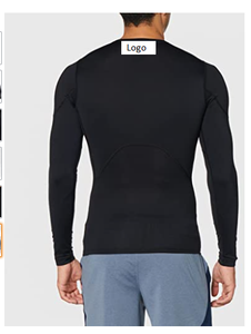 ขายร้อนขายทั้งผู้ชายแขนยาวเสื้อยืดโพลีเอสเตอร์84% 16% Elastane และเชิงกลยุทธ์ตาข่ายแผงจัดหาจากบังคลาเทศ - Product Image 6