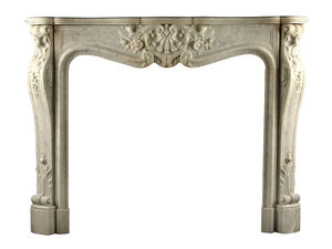 Chimenea interior moderna con instalación independiente de madera de caoba de teca tallada colonial antigua para hoteles - Product Image 3