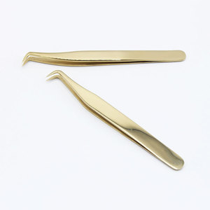 Pince à cils professionnelle série Expert Manche ergonomique allongé en acier inoxydable pour plusieurs techniques d'extension de cils - Product Image 5