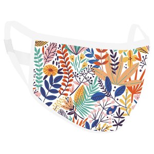 หน้ากากผ้าคอตตอนโพลีเอสเตอร์สำหรับปาร์ตี้,หน้ากากผ้าคอตตอนนำกลับมาใช้ใหม่ได้ออกแบบโลโก้พิมพ์ได้ตามต้องการ - Product Image 4