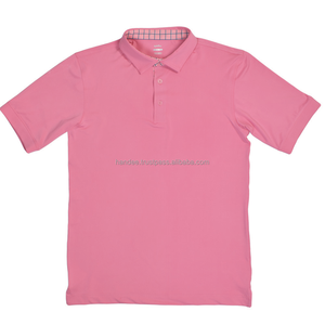 เสื้อยืด100% โปโลผ้าฝ้ายสำหรับผู้ชายใส่เล่นกอล์ฟผ้าโพลีเอสเตอร์ผ้าสแปนเด็กซ์และพิมพ์ลายสวมใส่สบายสูงสุดมีโลโก้ตามสั่ง - Product Image 3