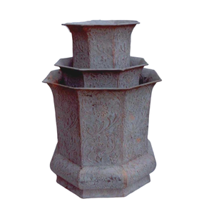 Jardinières de jardin décoratives faites à la main, classiques, uniques et élégantes, Design contemporain fantaisie, logo personnalisé imprimé - Product Image 2