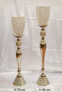 Premium Vintage Modern Fancy Decorative <b>square</b> <b>Candle</b> Stand Aluminum Shiny Polish / Nickel Plated Fancy Decorative <b>Candle</b> Stands - Product Image 4