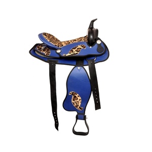 Selle de cheval occidentale en cuir indien de haute qualité disponible en gros avec logo et taille personnalisés de la meilleure qualité - Product Image 3