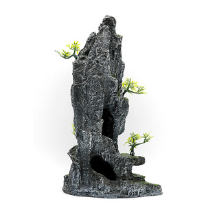 Non-toxique <span class=keywords><strong>Rocaille</strong></span> Arbres En Pot Plantes Ponts Premier Poisson Aquarium Décoration - Product Image 4
