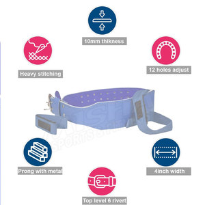 Cinturón de gimnasio de levantamiento de pesas de cuero personalizado de alta calidad, soporte de cintura, correa de levantamiento de pesas para protección - Product Image 5