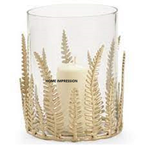 เชิงเทียนโลหะรูปใบไม้เฮอร์ริเคนสำหรับตกแต่งบ้านและสวนแบบแฟนซี - Product Image 6