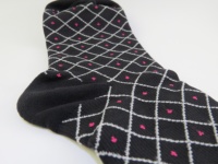 Chaussettes de basketball montantes à compression motif patchwork en Spandex/Nylon avec logo personnalisé pour l'automne – Vente en gros