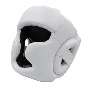 Garde de boxe de sécurité personnalisée matériel en cuir quantité minimale de commande bas équipement de Protection de la tête nouvel équipement de boxe de Type factice - Product Image 3