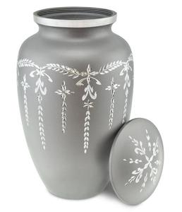 Urna de cremación de aluminio y Metal más vendida, diseño elegante y cenizas terminadas, urna de decoración funeraria, urna conmemorativa para cenizas humanas adultas - Product Image 3