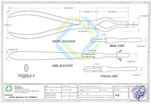 Pince en acier inoxydable Cottle Walsham Source d'alimentation manuelle pour instrument chirurgical universel - Product Image 6