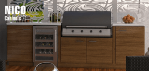 NICOCABINET Úc Melbourne Chất Lượng Tùy Chỉnh Thiết Kế Thép Không Gỉ Alfresco Ngoài Trời Tủ Bếp Với Thiết Bị - Product Image 5