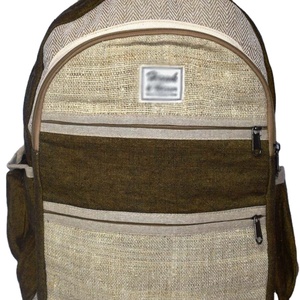 Chất Lượng Cao 100% Cotton Linen Unisex Có Thể Điều Chỉnh Thiết Kế Mới Máy Tính Xách Tay Ba Lô Với Dây Kéo Dây Đeo Mang Hệ Thống Xuất Khẩu Chất Lượng - Product Image 1