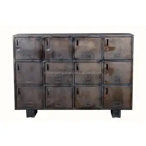 Multi purpose padrão aprovado mobiliário rústico industrial do vintage estilo europeu do vintage no peito de gavetas do armário