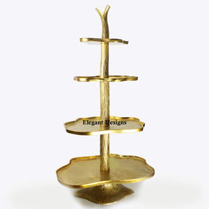 Support à gâteau de forme carrée de qualité supérieure concepteur créatif fait à la main classique luxe support à gâteau bas prix meilleur support à gâteau - Product Image 3