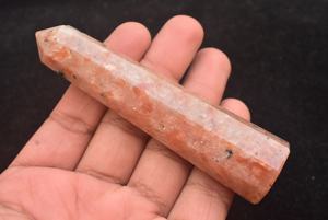 Sunstone Palmstone คริสตัลขายส่ง Sunstone Tower ปาล์มคริสตัลธรรมชาติจากอินเดียคริสตัลแฮนด์เมดซันสโตนธรรมชาติ - Product Image 4