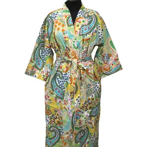 Jubah Mandi Panjang Wanita, Jubah Kimono Panjang Mewah Lembut untuk Wanita, Pakaian Tidur Wanita, Baju Tidur