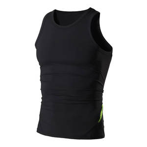 Meilleurs vêtements de sport extensibles nouveauté hommes décontracté Fitness entraînement gilet séchage rapide respirant coton Style Long grande taille débardeur - Product Image 4