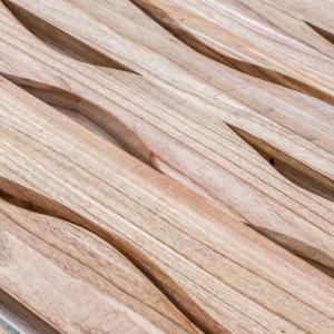 โต๊ะอาหาร Ndoro ไม้เนื้อแข็ง ขาโลหะ ผิวสัมผัสธรรมชาติ ดีไซน์ทันสมัย สำหรับห้องรับประทานอาหาร บ้าน โรงแรม เฟอร์นิเจอร์ - Product Image 4