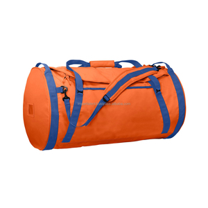 Bolsa de gimnasio de lona de viaje hecha a medida de alta calidad, gran capacidad, logotipo OEM, cremallera bordada, diseño profesional personalizado - Product Image 3