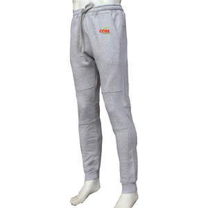Costume de jogging à capuche gris chiné sur mesure pour hommes, survêtement de sport à manches longues 100% coton pour l'hiver - Product Image 3