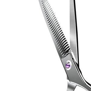 Ciseaux pour coupe de cheveux, 5 pièces, Set de ciseaux amincissants, pour désépaissir et couper les dents, professionnels - Product Image 5