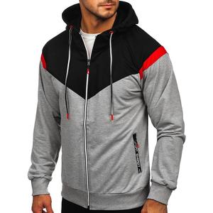 เสื้อมีฮู้ดแบบสวมหัวแขนยาวสีดำของผู้ชายกางเกงสเวตเตอร์ผ้าคอตตอนแฟชั่นสำหรับฤดูหนาว - Product Image 6