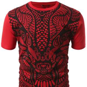 เสื้อแขนสั้นพิมพ์ลายสำหรับผู้ชายเสื้อยืดพิมพ์ซับลิเมชันสีไมโครไฟเบอร์พิมพ์โลโก้ขนาดใหญ่ - Product Image 1