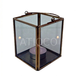 ATIQCO Model 788294 Metal <b>Hurricane</b> Candleholder Handmade Durable Decorative <b>Candle</b> Stand for Christmas Wedding Birthday - Product Image 6