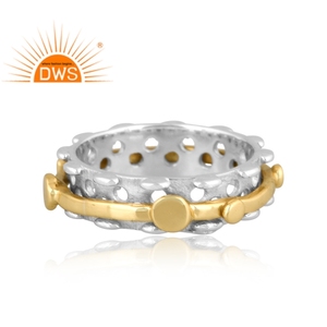 Bague en argent sterling pour femme, unisexe, design fait main, pour femme, cadeau pour elle - Product Image 2