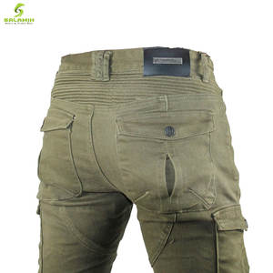 2021 nouveau design respirant imperméable vêtements de sport moto jeans pour hommes-équipement d'équitation de protection - Product Image 4