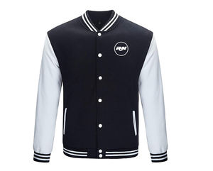 Chaqueta de béisbol personalizada para hombre Lona de alta calidad Estilo universitario de gran tamaño con logotipo bordado Temporada de invierno Estampado frontal - Product Image 1