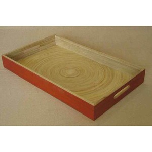 ถาดเสิร์ฟไม้ไผ่เคลือบเงาทำมือรักษ์โลกจากเวียดนาม - Product Image 4