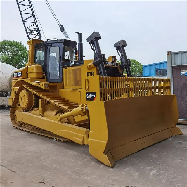 Bulldozer Caterpillar D7R usato originale del trattore cingolato usato giappone/Bulldozer Cat D7R LGP