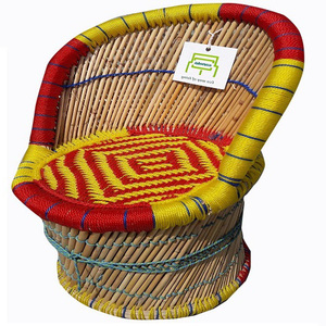 Chaise moderne classique de luxe en bambou et en bois pour le petit-déjeuner, la cuisine, le salon, la maison, le comptoir, l'intérieur, l'extérieur, le balcon, la terrasse - Product Image 1