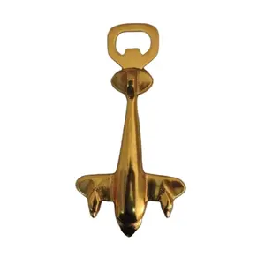 Unique Aero plane design Brass handle Bottle opener kitchen & tabletop kitchen gadgets plastic bottles