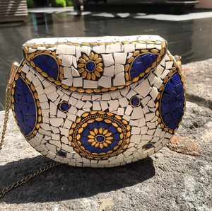 Dernière conception Meilleure vente Métal Tendance Pochette Mosaïque Sac à main pour les femmes au Prix de gros de l'Inde par LUXURY CRAFTS - Product Image 1