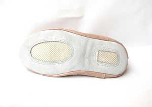 รองเท้ายิมนาสติกแบบแยกชิ้นทำจากหนัง PU, รองเท้าลำลองหนังแท้ส้นแบนนุ่มวัสดุผ้าใบด้านบน - Product Image 3