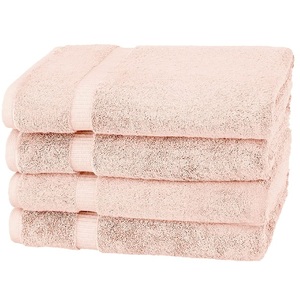 Serviette de bain biodégradable à rayures 100% bio hautement absorbantes certifiée GOTS 80x160cm 550 GSM brodée gaufrée - Product Image 6