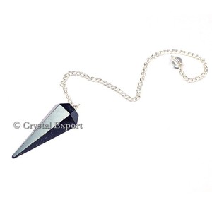Blue Sunstone Pendule à 6 facettes - Product Image 1