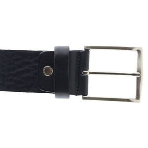 Cinturón azul de lujo para hombre de cuero italiano genuino 100%, caja de etiqueta privada de 4cm/1,57 pulgadas de alta calidad con logotipo personalizable, venta de 6 uds. - Product Image 4